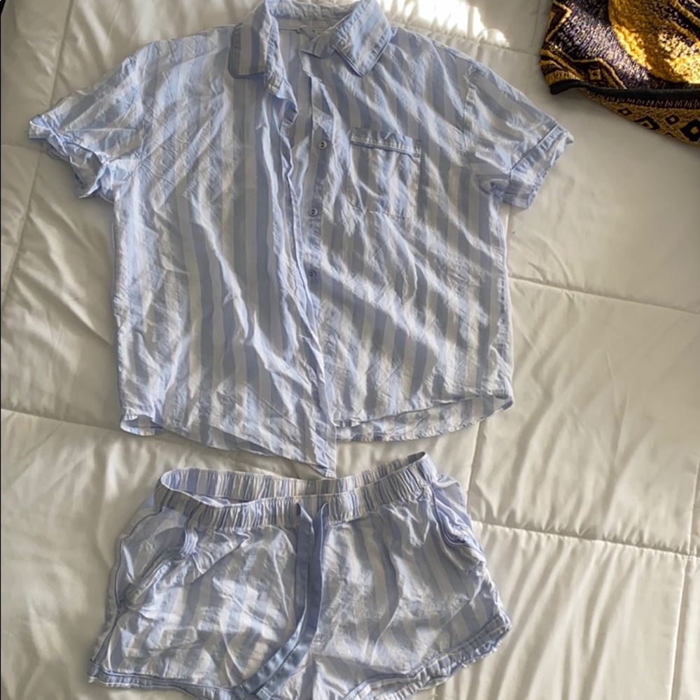 Pj striped set